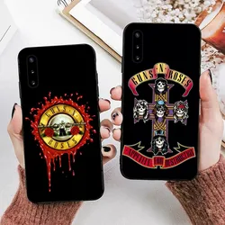 G-Guns N Roses Rock Band Phone Case For Samsung Galaxy A13,A21s,A22,A31,A32,A52,A53,A71,A80,A91 Soft Black Phone Cover