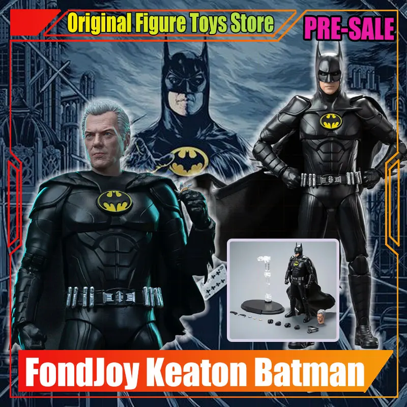 

New FondJoy Keaton Batman Figure Justice League Action Figures Detective Batman Comics 1/9 PVC Joint Movable Models Toys Gifts