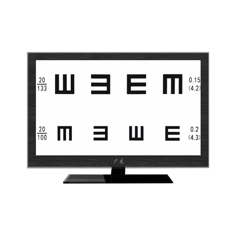 

China High Quality LED Vision Chart Ophthalmic Eye test Equipment 23 Inch Monitor