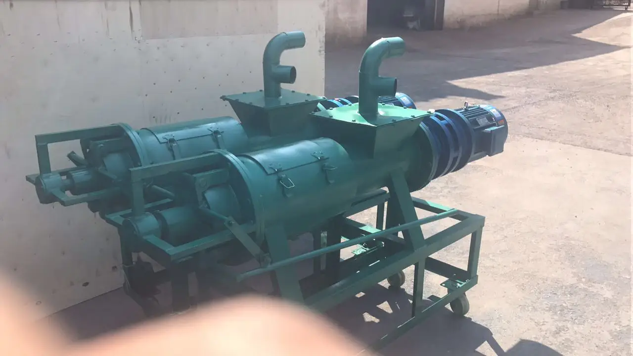 Squeeze Slurry Animal Cow Dung Drying Chicken Dryer Dewater Machine Solid Liquid Manure Separator Dewater