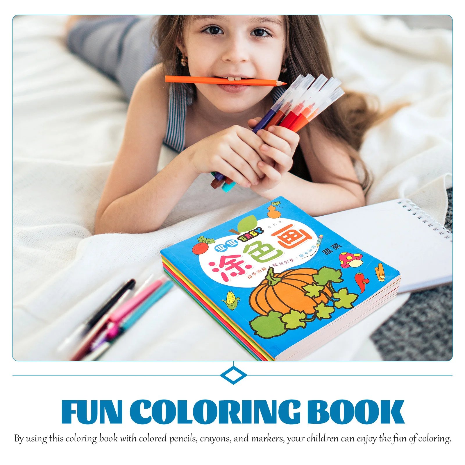 

8Pcs Children Coloring Books Unique Chic Designs Easy to Color Safe Reliable Gift for Kids Kindergarten Party Favors