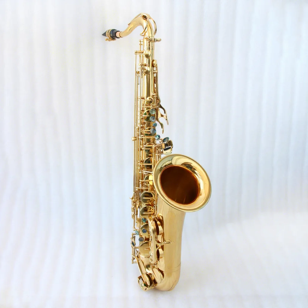 Quality Woodwind Instrument Gold Tenor Saxophone Professional Level With Mouthpiece Hard Case Bag For On Sale