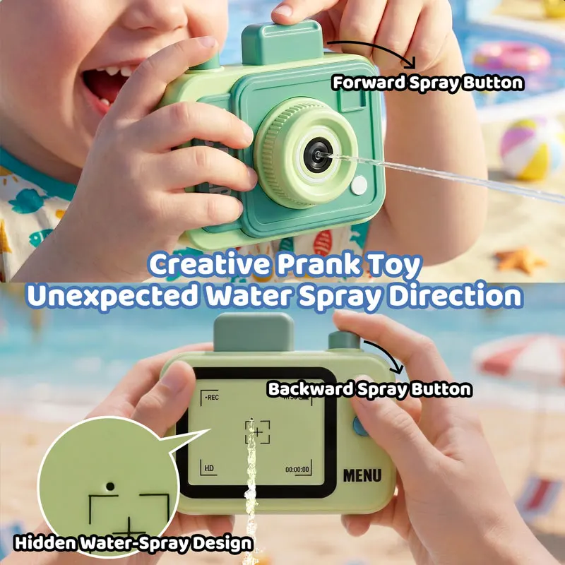 Double-sided Water Gun Camera Water Prank Gun Funny Kids Outdoor Summer Pool Beach Water Play Toy Parent-child Interactive Game view 4