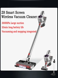 Z8 Handheld Wireless Vacuum Cleaner 30000Pa Wet And Dry Vacuum Cleaner Powerful Suction Vertical Vacuuming and Mopping Machine