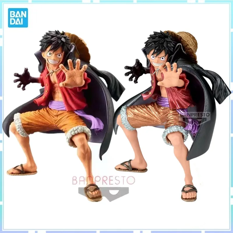

Bandai оригинальные аниме BANPRESTO ONE PIECE King of Art KOA Luffy ПВХ фигурки фигурку Коллекционная модель игрушки подарки