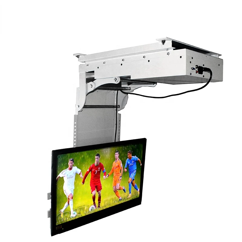 

Latest TV Bracket LCD LED Ceiling Mount Television Screen Mounting Monitor TV Lift Ceiling Motorized Flip up and Down 2021