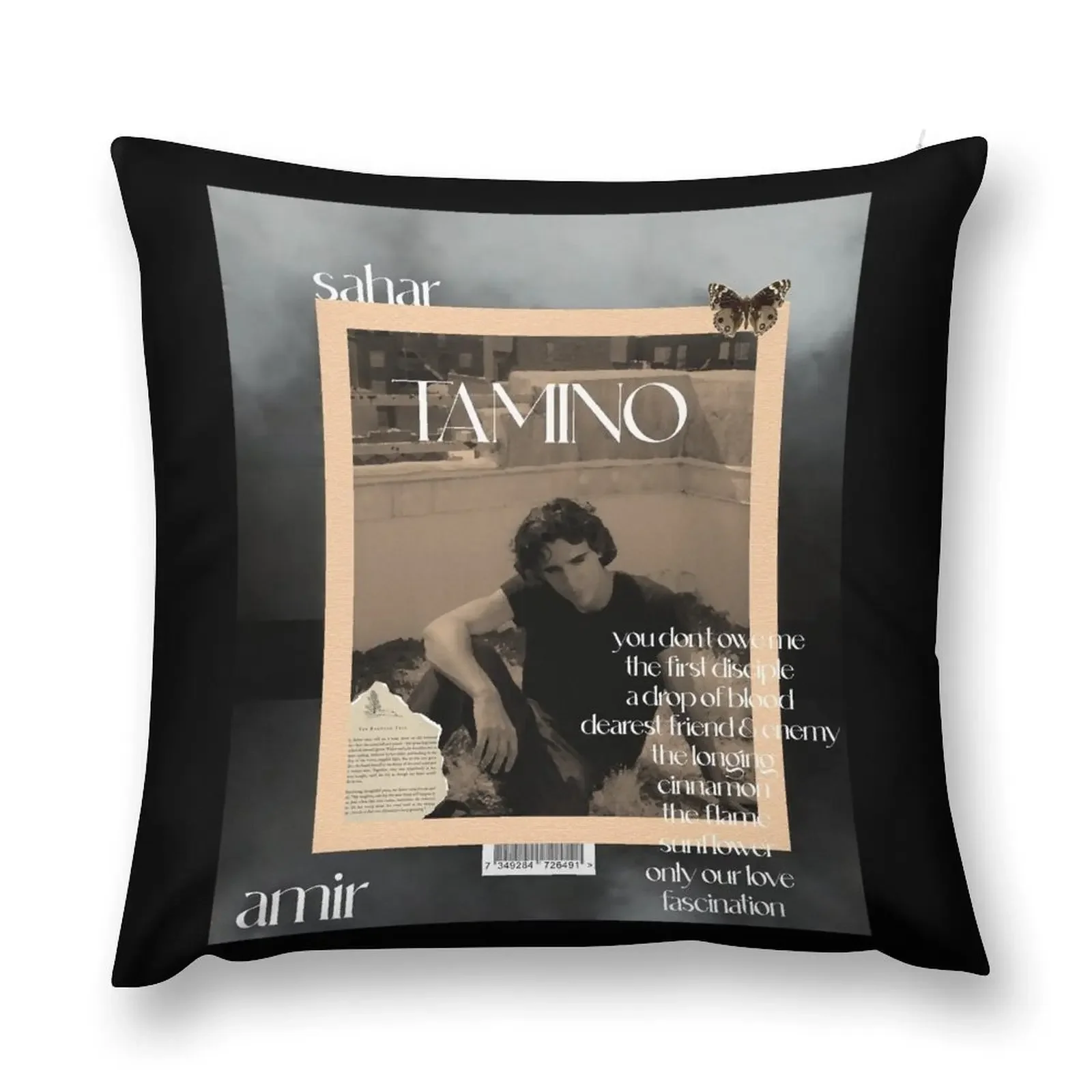 

tamino sahar album Throw Pillow Pillow Case Decorative pillowcase pillow