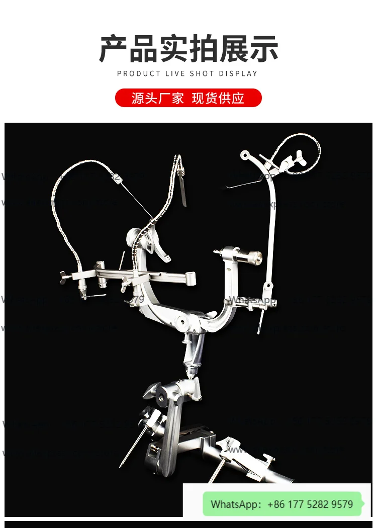 Head retractor system, brain surgery instruments, head ring retractor system, head frame adapter