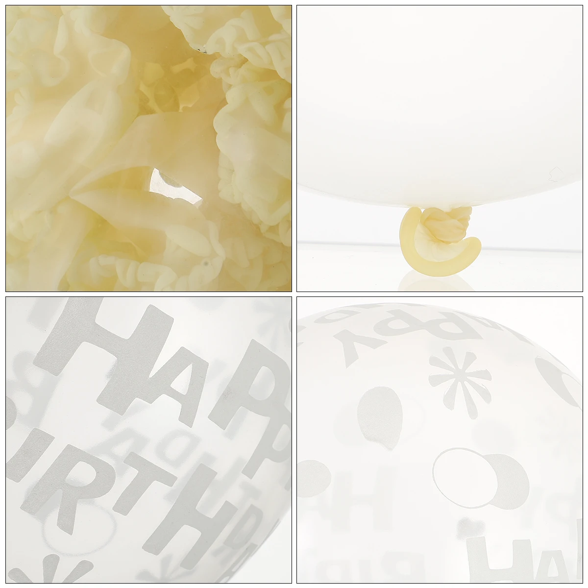 

50 Pcs Clear Balloons Transparent Light Halloween Supplies Balloon Accessories Latex