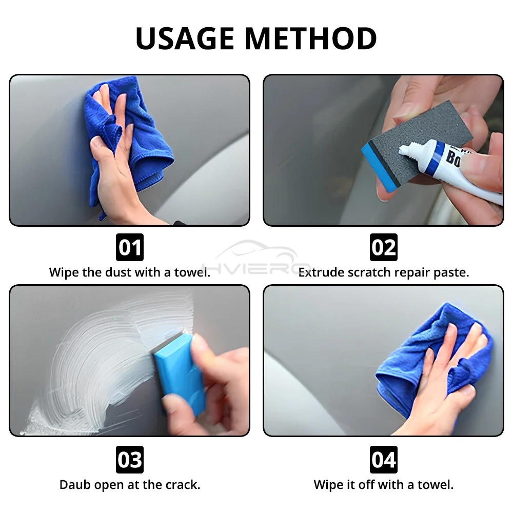 1X Mc308 Paste Set Wax Styling Car Body Grinding Compound Scratch Paint Care Shampoo Auto Polishing Polish Cleaning Maintenance