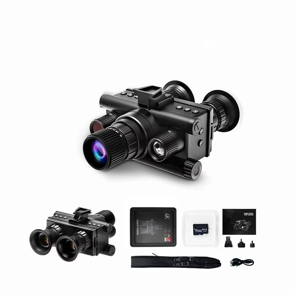 

Digital Infrared Goggles Monocular With Screen for Viewing 1968 Ft/600m in Full Darkness 4K Video for Hunting & Hiking