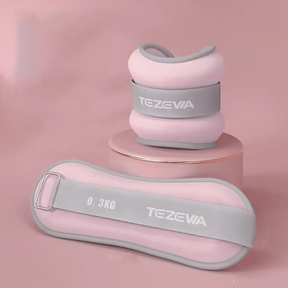 زوج واحد من سوار المعصم المقاوم للعرق، أوزان الكاحل المرجحة لليوجا قابلة للتنفس، مملوءة بالرمل العالمي #4