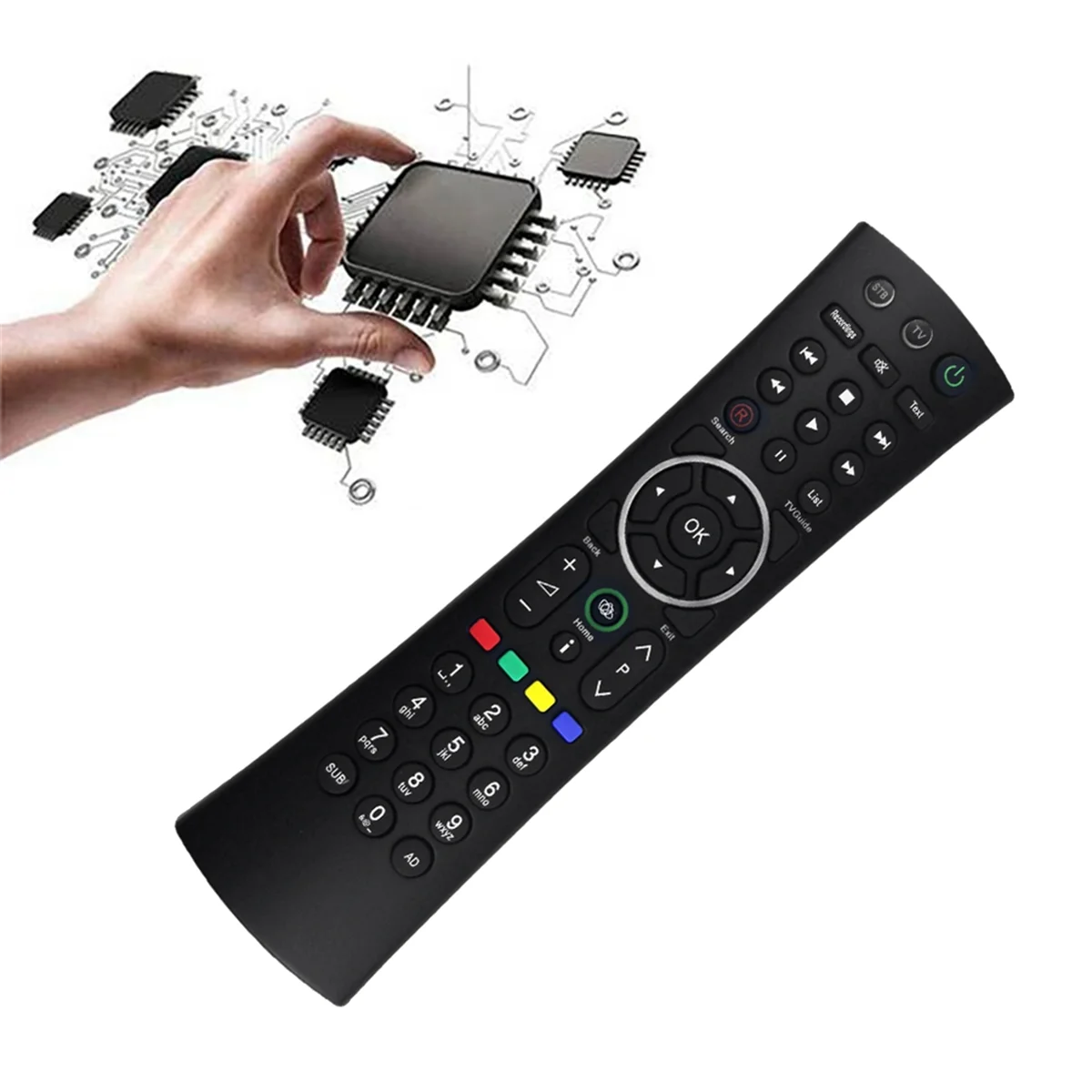 T05C-RM-I08UM Menggantikan Remote Control untuk Perekam HDD TV Humax FreeSat+