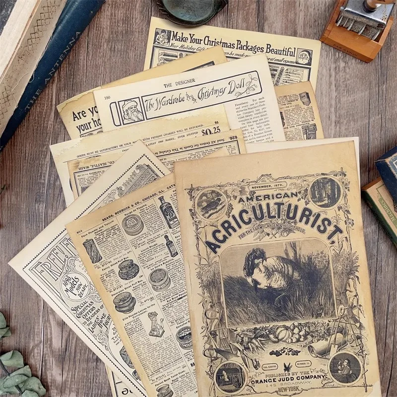 

Непотрібный журнал, бумага для окрашивания ручной работы, ретро постер с желтым покрытием, английский плакат, буклет, основа для фотосъемки, украшение, винтажный фон