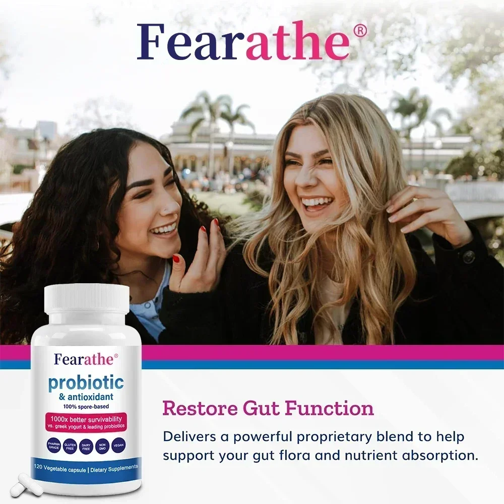 Probiotics & Antioxidants Anti-parasitic & Candida Detox Body Colon Cleanse -100% Spore-Based Probiotics for Nutrient Absorption