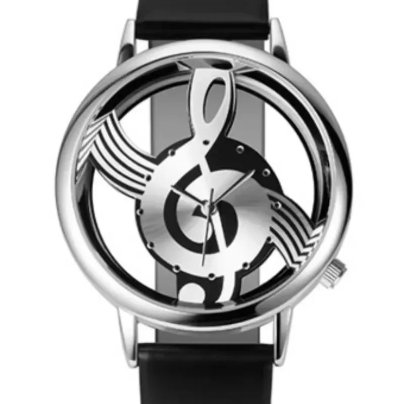 Esqueleto banda casal relógio de quartzo unisex pulseira de couro relógio criativo presentes mostrador de aço inoxidável grande reloj mujer hombre