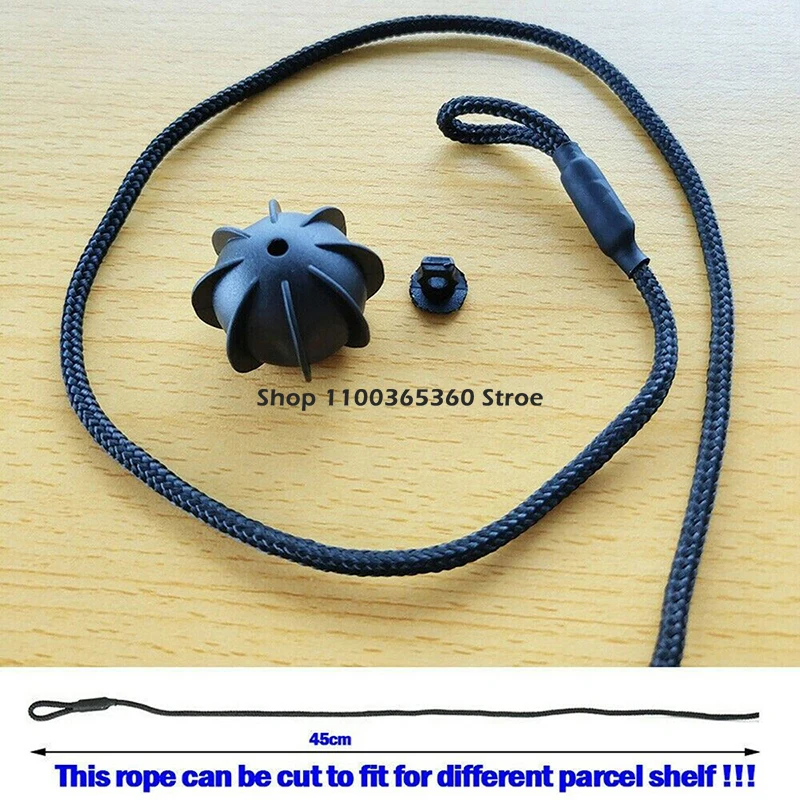 4Pcs Car Boot Parcel Shelf String Cord Cover Strap for VW Volkswagen Golf MK R Gti Auto Trunk Lanyard Board Hanging Rope Buckle