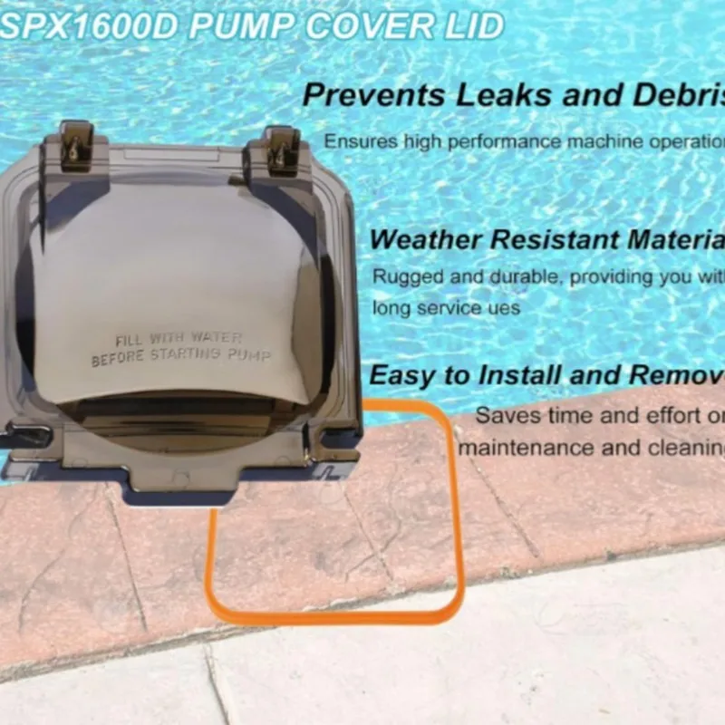 Superior-SPX1600D Pool Pump Strainer Cover Replacement Lid With O-Ring- 2PCS For Hayward Super Pump Models Sp1600x5 Sp1605x7 SP1