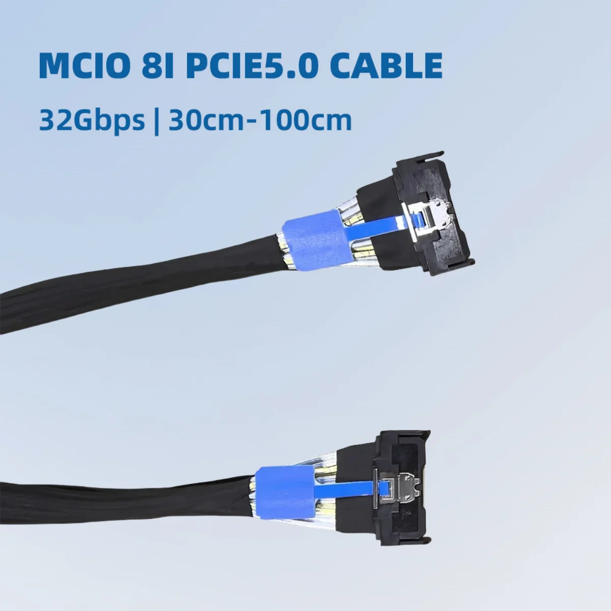 

Высокоскоростной кабель MCIO 8i PCIe 5.0 MCIO к MCIO 8X соединительный кабель между мужчинами и мужчинами 32 Гбит/с NVMe GEN