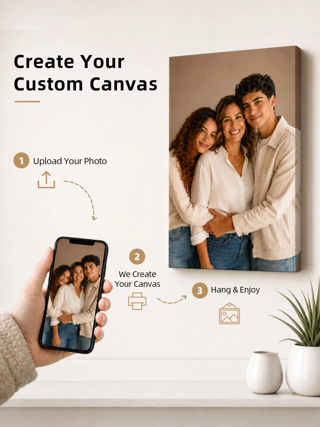 1 Stück personalisiertes Leinwandbild mit Foto, individuelle Wanddekoration ohne Rahmen für Paare, personalisiertes Poster als Geschenk für einen Heiratsantrag oder zum Jahrestag. – Detail 4