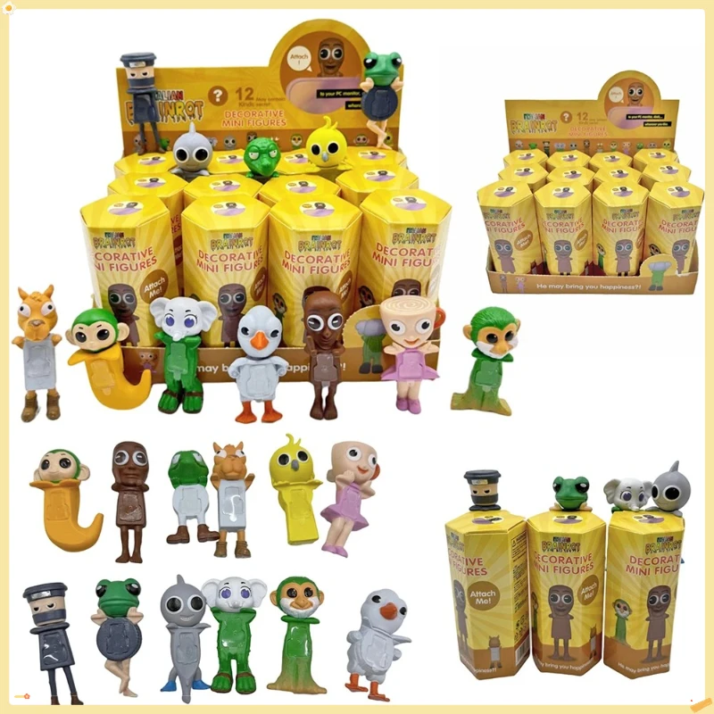 

12 стилей, итальянская глухая коробка для мозга, игрушка Tungtungtung Sahur Tralarero Tralala Bombardinocrocodilo, фигурки, украшения, подарки