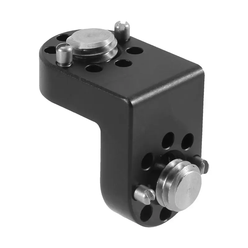 AS94-1/4 3/8 Screw Extension 90° Right Angle Mount Adapter For Tripod Monitor Video Image Transmission DSLR Camera Cage