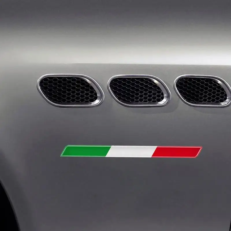 

Italy Flag Sticker For Car Decorative Decal For Truck 3D Adhesive Graphics For Motorcycles Vehicles Decorative Auto Body Decals