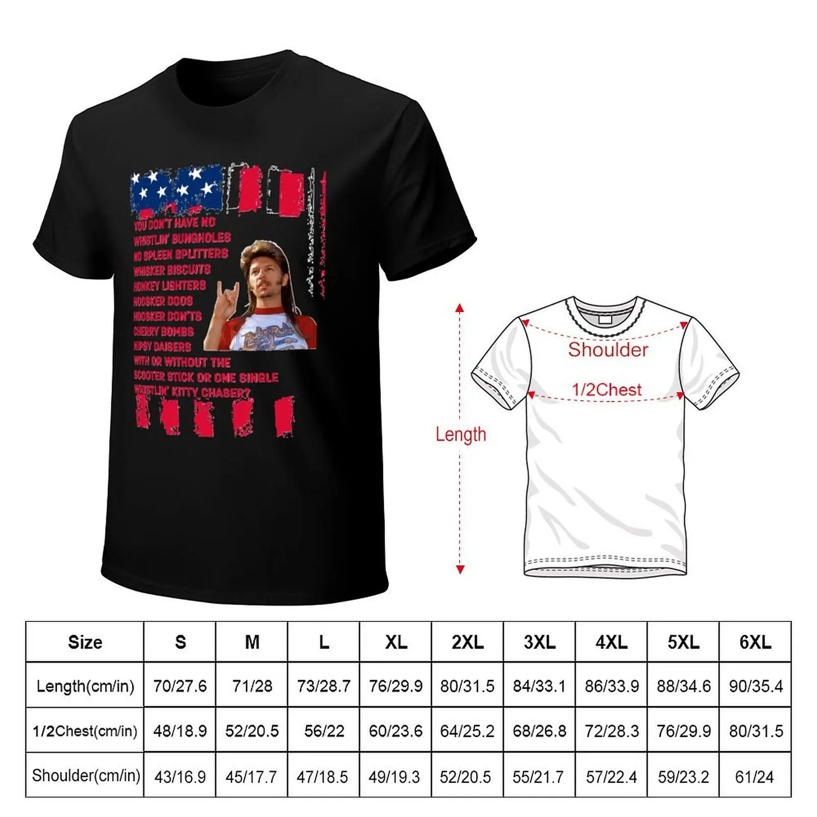 Joe Dirt, Joe Dirt Merica, Joe Dirt Bleach, Fourth of July, 4th of July Classic T Shirt T-Shirt Work Wear Breathable Tee