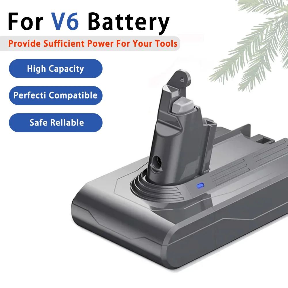 

8.0Ah suitable for Dyson V6 V7 V8 V10 rechargeable battery SV03-SV09 SV10 SV11 SV12 SV14 SV15 DC58 DC62 vacuum cleaner battery