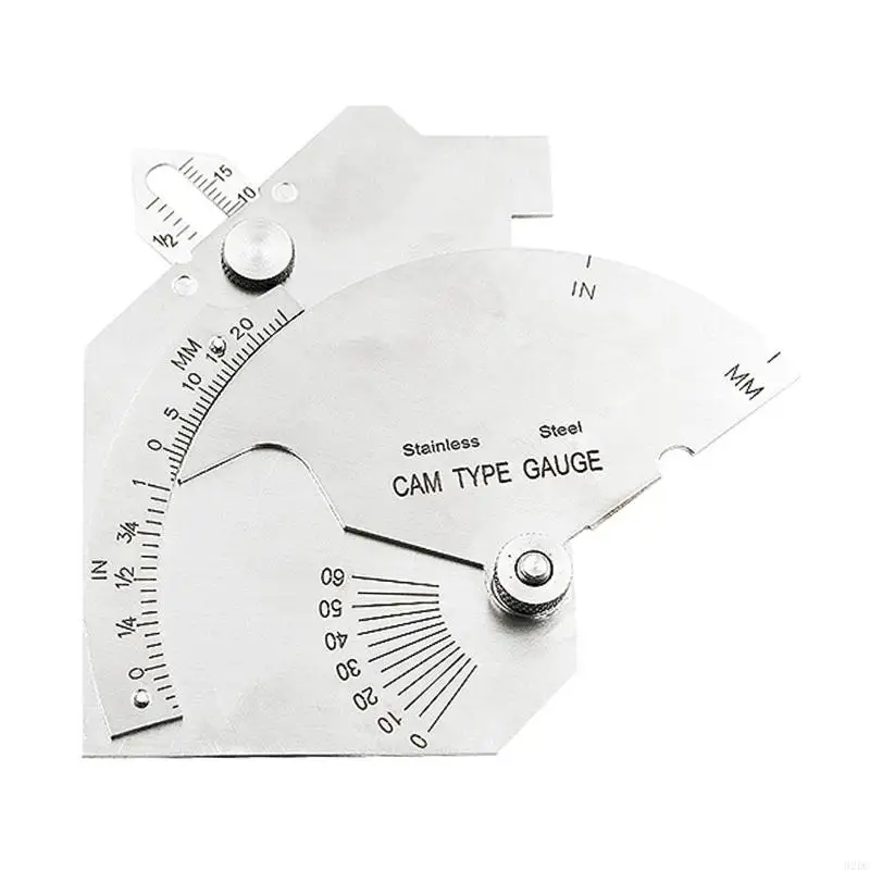 02DC Steel Type Gauge Compact Clear Reading Portable Welding Seam Gauge for Weld