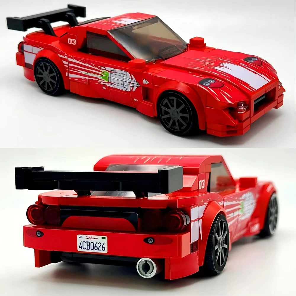 NEW MOC-172019 Speed ​​Model Racing Series Movie RX-7 Supercar City Modular Building Block Toy Children's Boy Birthday Gift