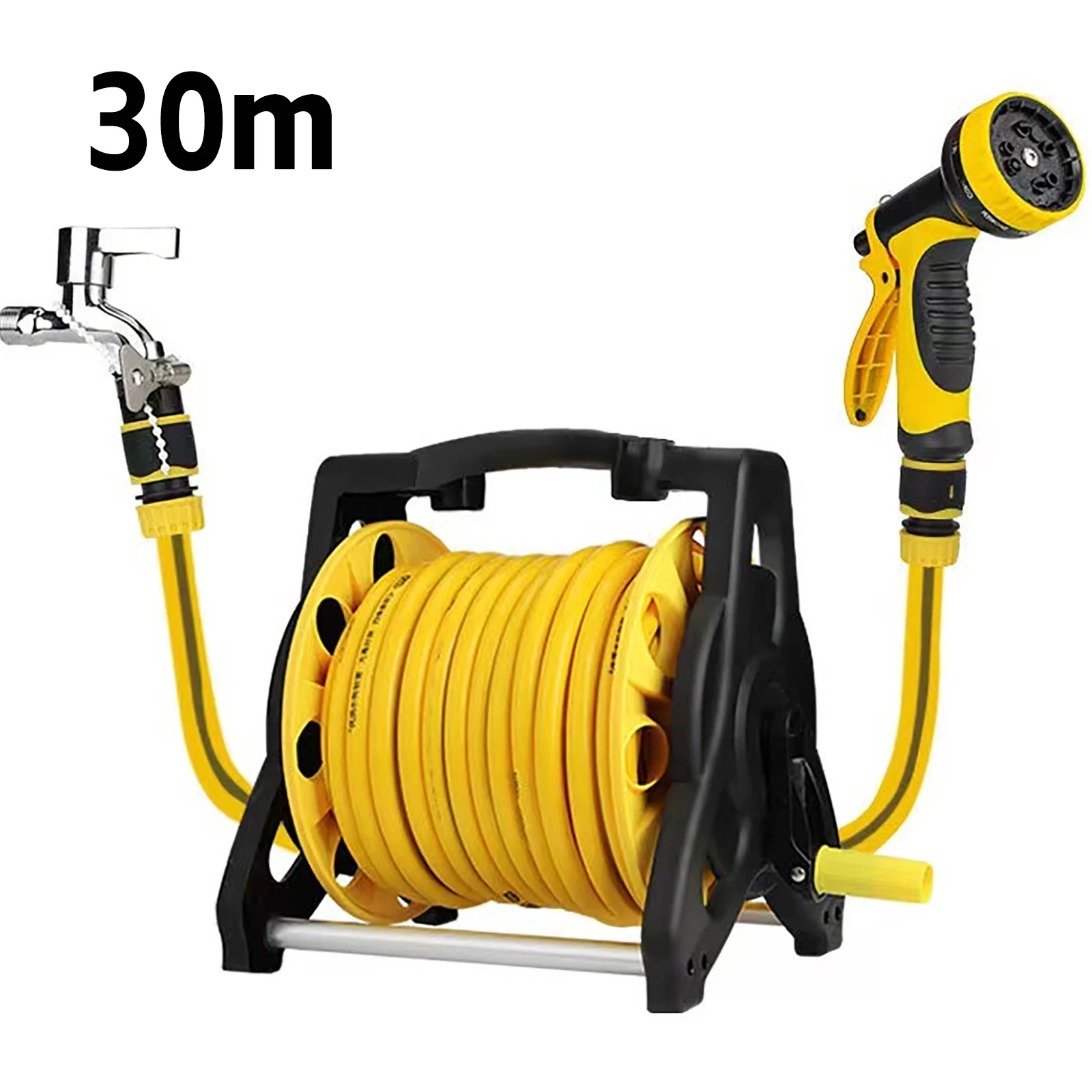 

30M garden watering hose car washing high-pressure and powerful nozzle water gun hose gardening hose set