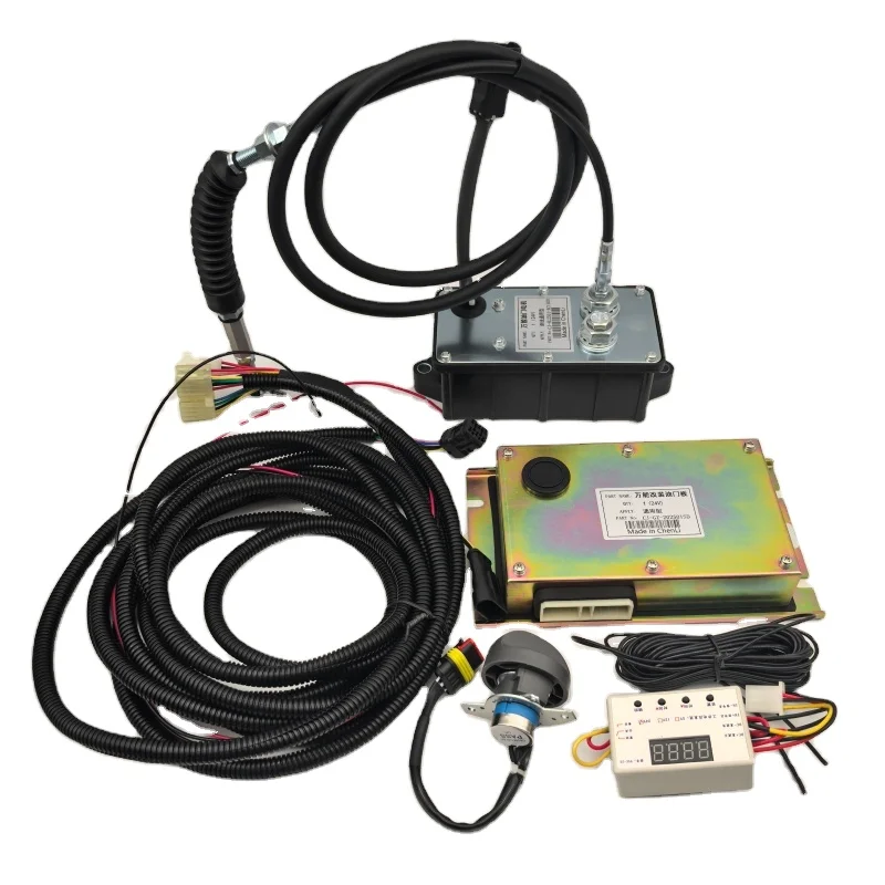 

Universal Throttle Motor Automatic Idle Speed Modification Throttle Excavator Parts 24V Specialized with Auto Idle Function