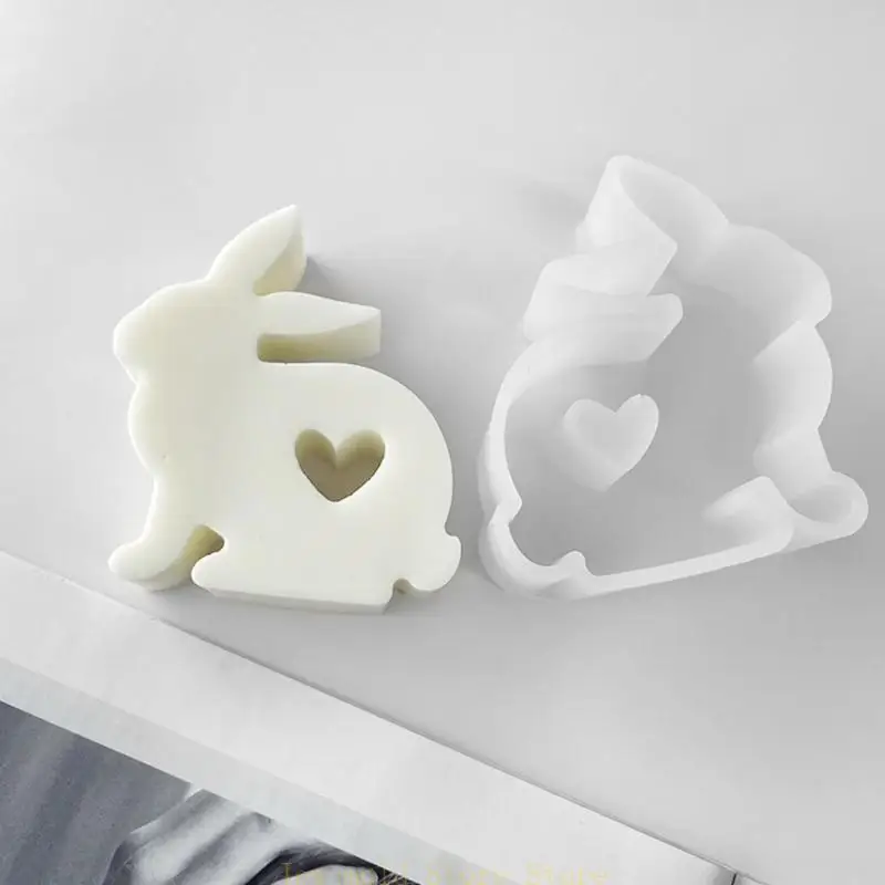 

C71B Aromatherapys Mold Bunnies Epoxy Resin Casting Mold for Home Decors