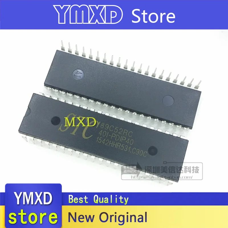 10 قطعة/الوحدة جديد الأصلي STC89C52RC-40I-PDIP40 MCU رقاقة في المخزون التسليم السريع