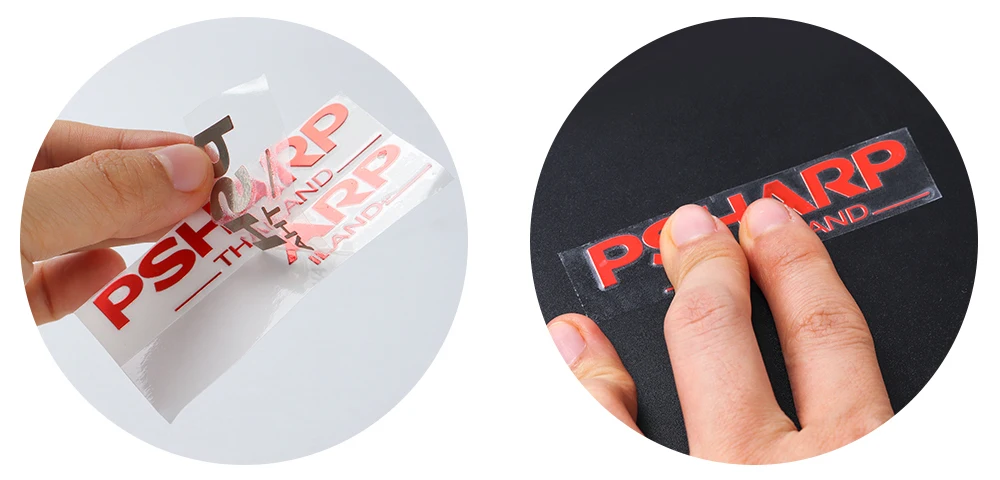 Individuelle UV-Transfer 3D-Aufkleber, Abziehbilder, Logos, Marken, Texte, Buchstaben, bedruckt, wasserdicht, selbstklebend, farbig, für Flaschen, Schachteln, Etiketten, personalisiert – Detail 6