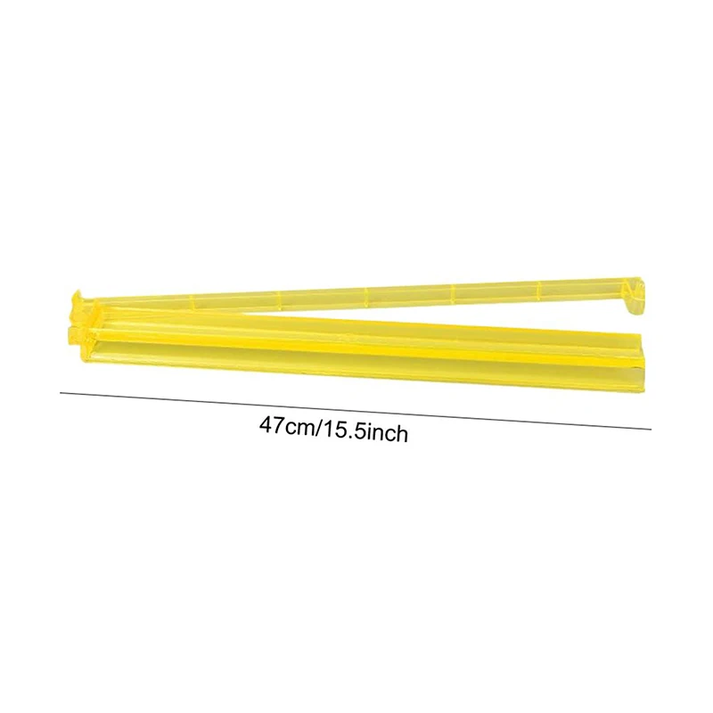 1/4 Stück All-In-One-Mahjong-Rack aus Acryl und Drücker; Klare und langlebige amerikanische Majiang-Fliesenregale