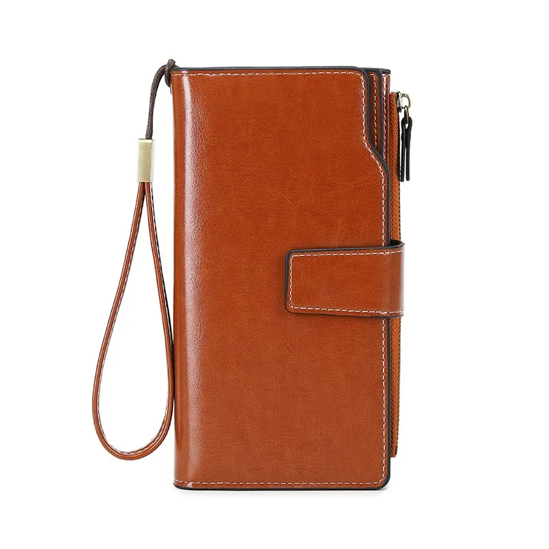 

Wallets Pu Leather Purses Fashion Long Zipper Women's Wallet Money Coin Holder Female Long Purse