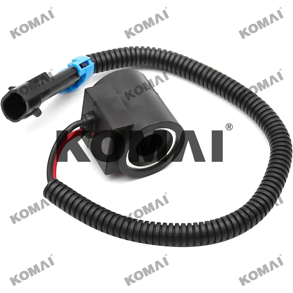 XOJOX-bobina de válvula de acoplamiento solenoide para minicargador, repuesto de 12V para 6671025 6309311 para cargadores Bobcat y Exca