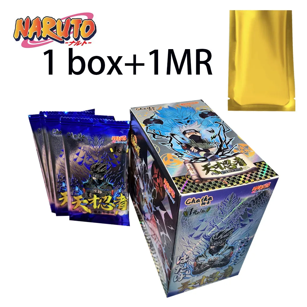 New Naruto Collection Cards Booster Uzumaki Sasuke Ninja Game Rare Cards Box Flash Cards Toys Children Christmas Gifts