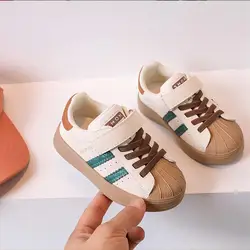 Baby Shoes With Soft Soles1-3 Year Old Boys Fashionable Shell Top Board Shoes Girls Toddler Spring Autumn Casual Sports Shoes