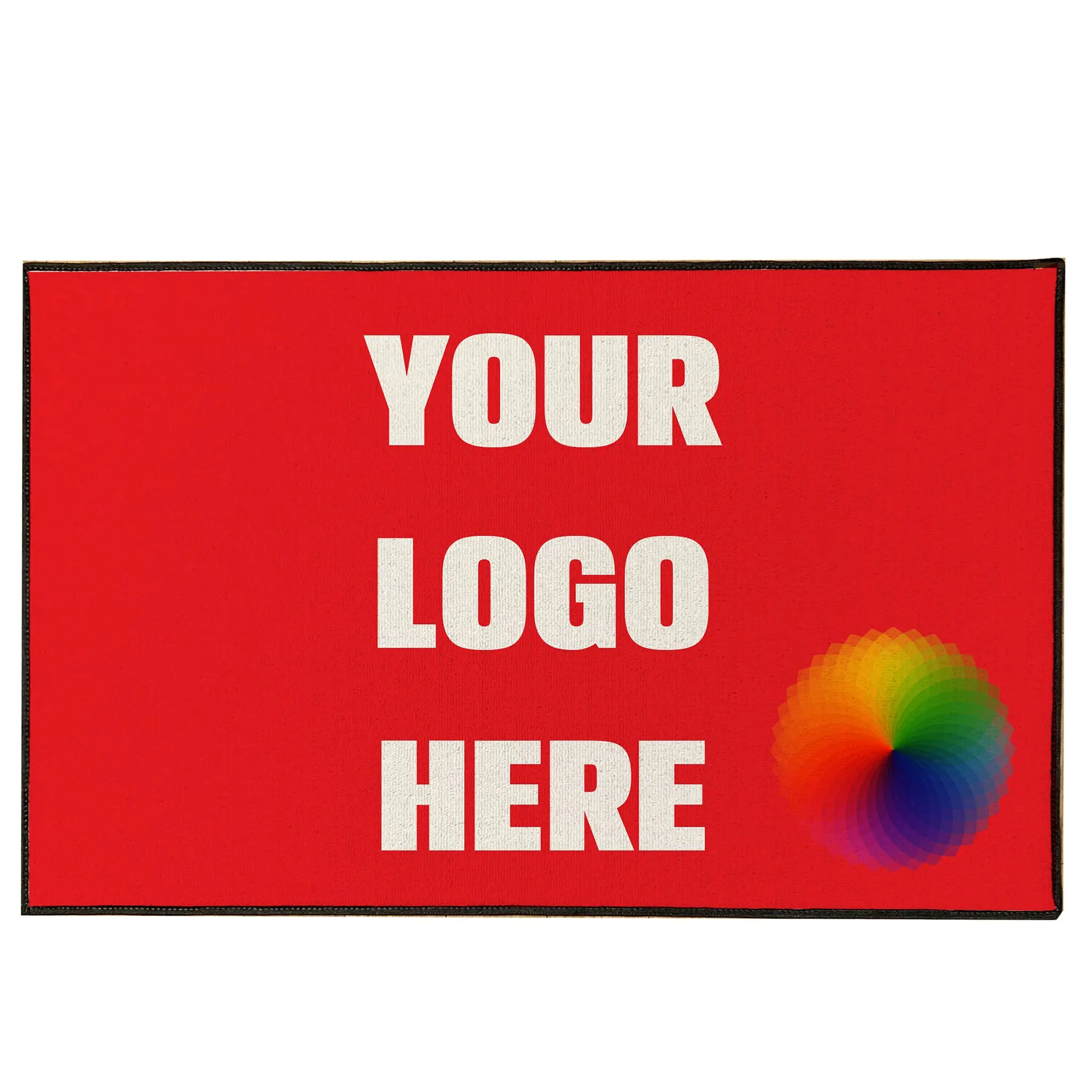 Customized Carpet Logo Printing Pattern Shop Advertising Floor Mat Elevator Carpet Commercial Welcome Door Mat Customizable Size