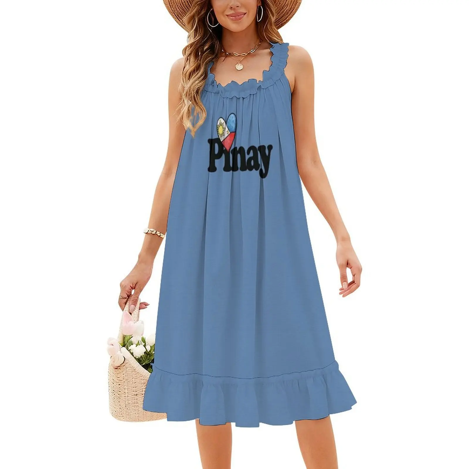 فستان Pinay النسائي الهيب هوب ملابس الشارع الشهير جرافيك طباعة ملابس الحفلات ملابس النادي Pinay Pinoy الفلبينية العلم الملابس النسائية