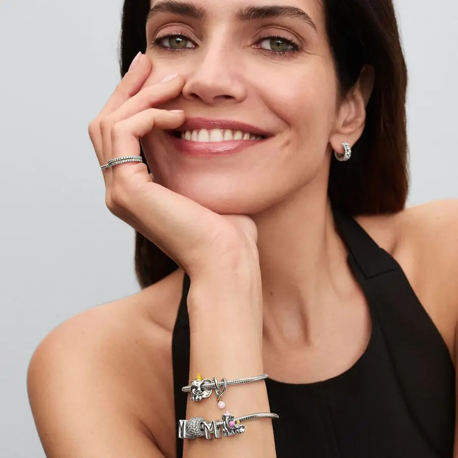 العلامة التجارية الجديدة 925 الفضة ديزني شيشاير القط دبوس الخرز، سوار المرأة الأصلية، قلادة قلادة المجوهرات هدية #6