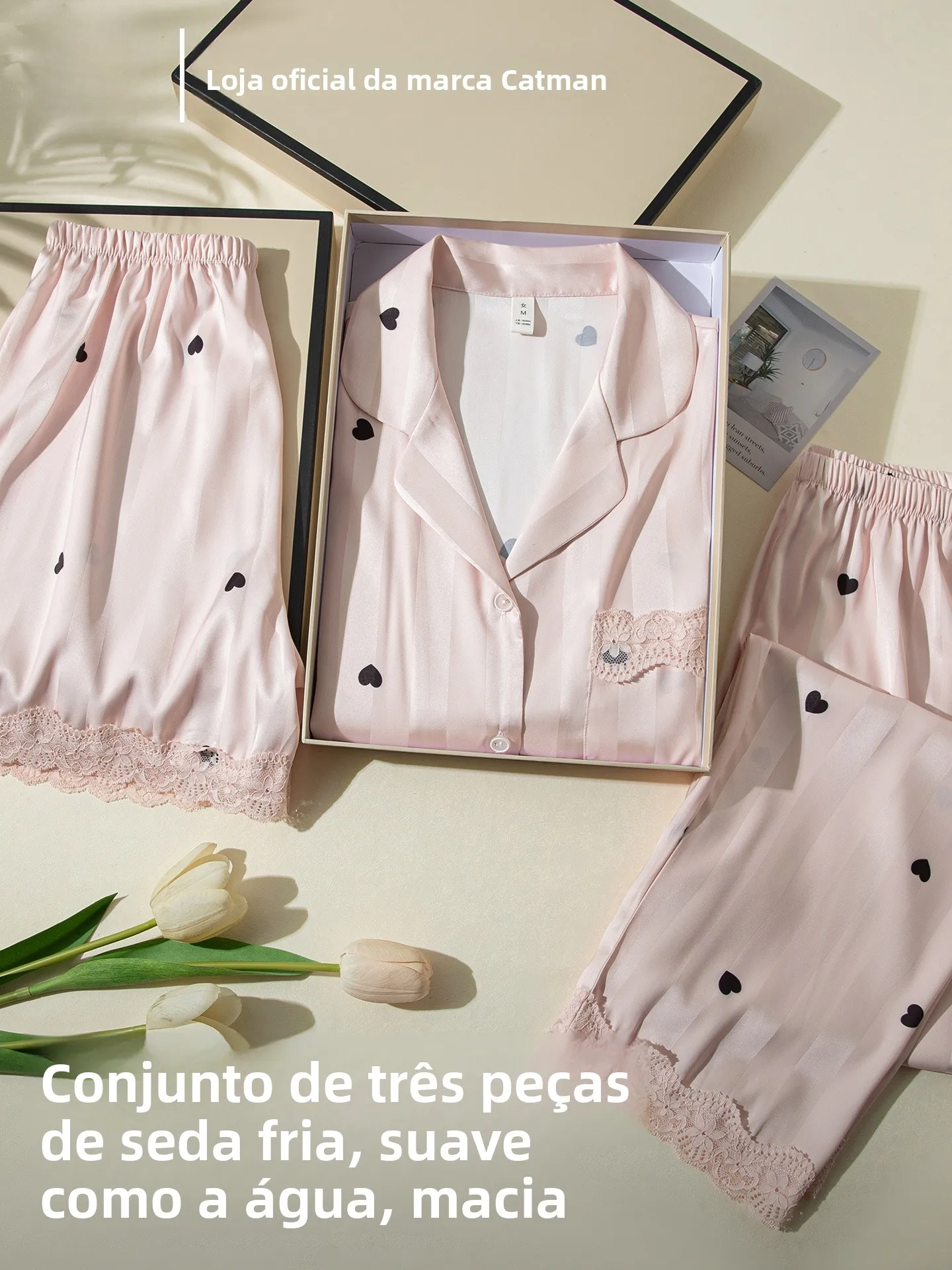 women's-sleepwear-three-piece-set-ice-silk-summer-2026-new-gift-box-high-end-cool-feeling-home-clothes-set-short-sleeve