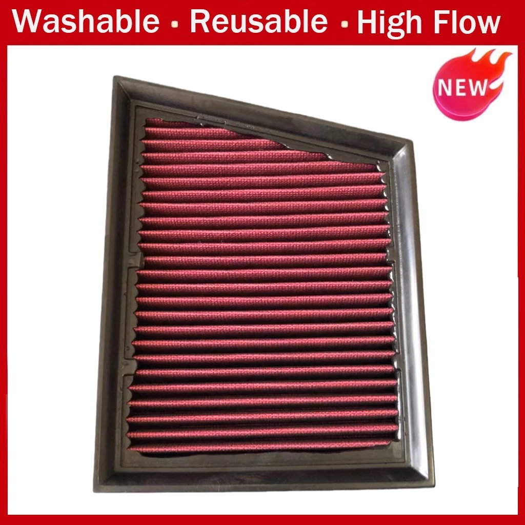 Filtro de aire de alto flujo para coche FORD ECOSPORT 2013 2014 FIESTA B-MAX TOURNEO TRANSIT COURIER B460 CN11-9601-AD lavable reutilizable
