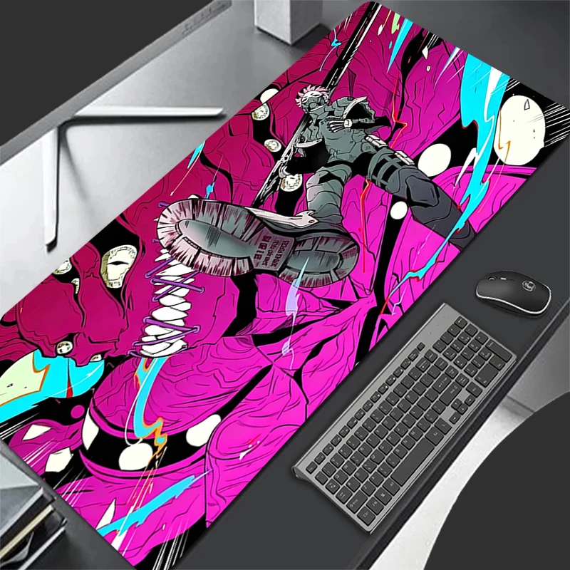 Mouse Pad Kaiju No.8 Anime Extended Desk Mat Cool E-sports Gaming Mousepad Non Slip Gamer Pad Large xxl Mouse Mat Smooth Surface