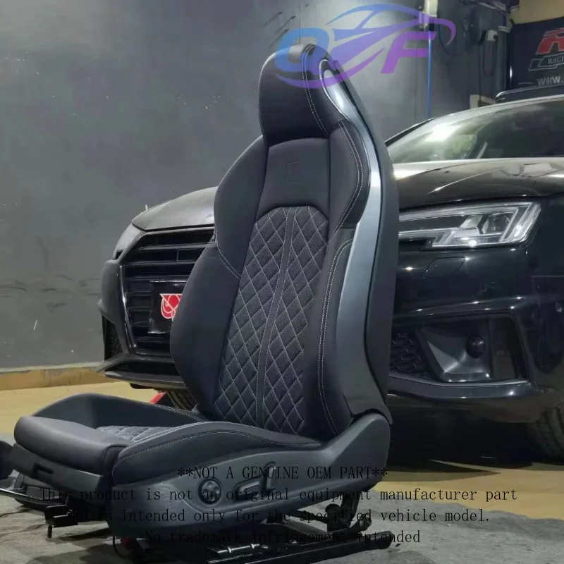 A3 A4 A5 A6 A7 A8 Q3 Q5 Q7 Carbon Fiber Bucket Seat for  Audi to RS Car Accessories Racing Sports Seats Custom Leather Design
