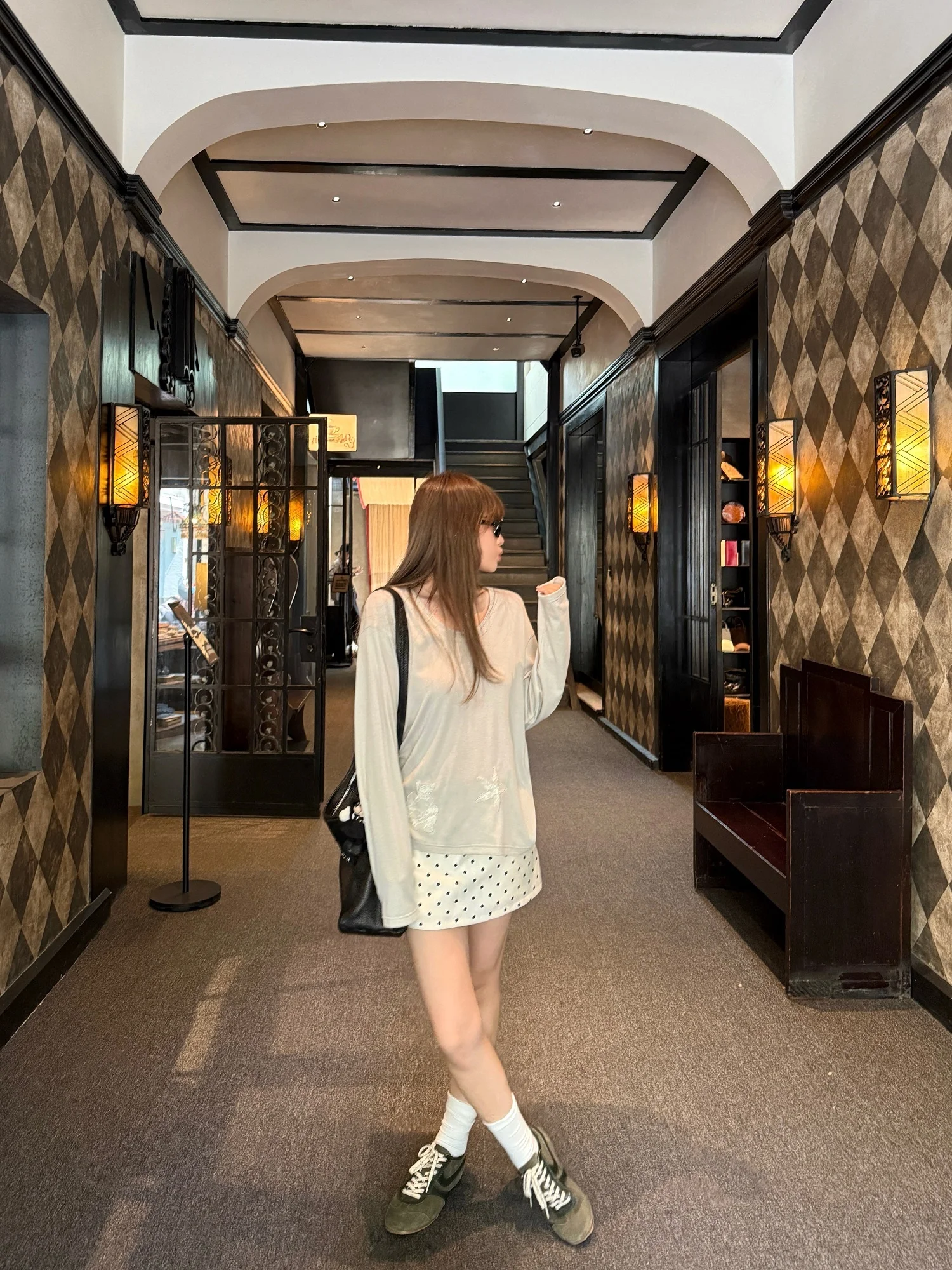 

Юбка-трапеция CUTEioi в горошек с шортами-подкладкой, женская летняя повседневная модель со средней талией, из полиэстера, классический фасон