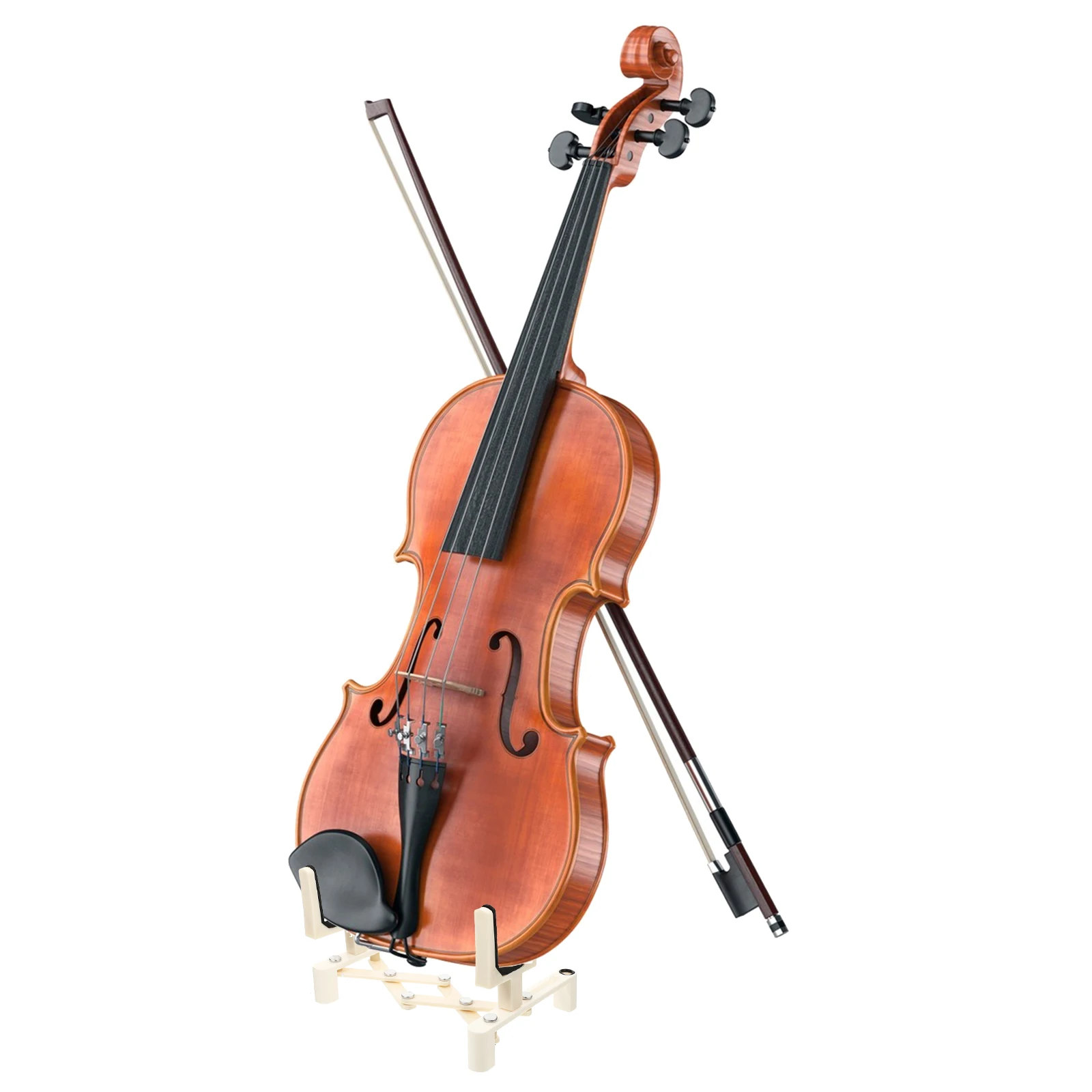 

Folding Piano Stand Premium Violin Telescopic Frame Accessories Portable Display Pu Rack